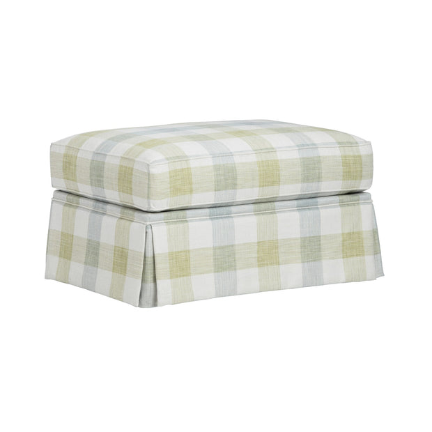 Crestview Collection Sanibel Plaid Ottoman