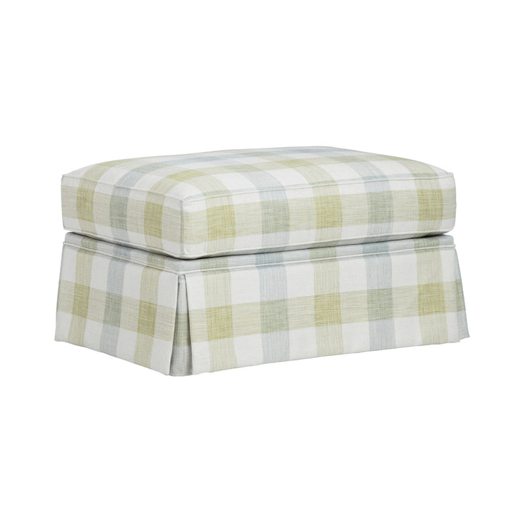 Crestview Collection Sanibel Plaid Ottoman
