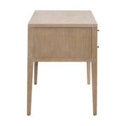 Essentials For Living Cane Desk ~ Smoke Gray Oak, Smoke Gray Cane