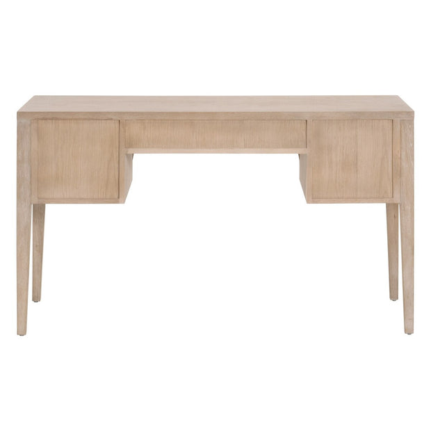 Essentials For Living Cane Desk ~ Smoke Gray Oak, Smoke Gray Cane