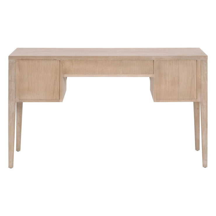 Essentials For Living Cane Desk ~ Smoke Gray Oak, Smoke Gray Cane