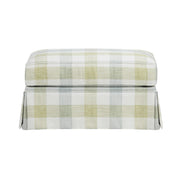 Crestview Collection Sanibel Plaid Ottoman