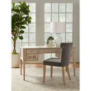 Essentials For Living Cane Desk ~ Smoke Gray Oak, Smoke Gray Cane