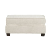Crestview Collection Stella Cream Ottoman
