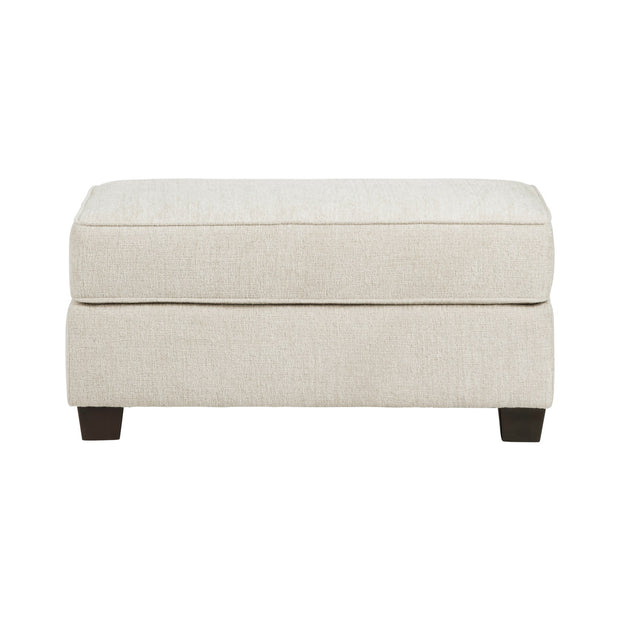 Crestview Collection Stella Cream Ottoman