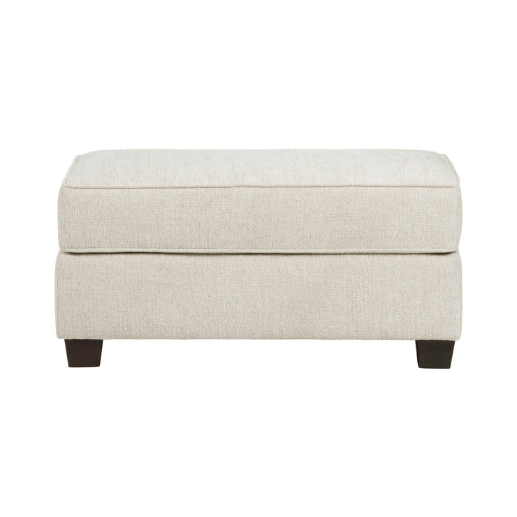 Crestview Collection Stella Cream Ottoman