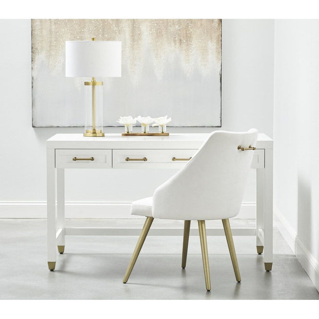Essentials For Living Stella Desk ~ Matte White
