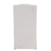 Essentials For Living Adele Outdoor Slipcover Dining Chair ~ Performance Blanca, Gray Teak