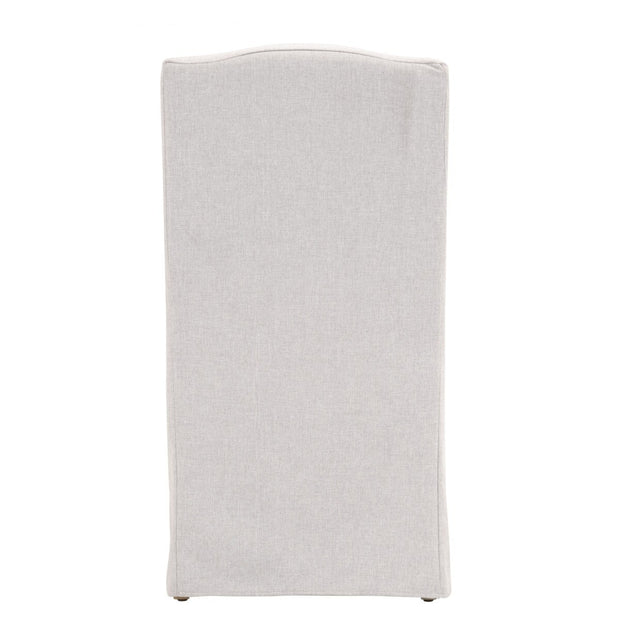 Essentials For Living Adele Outdoor Slipcover Dining Chair ~ Performance Blanca, Gray Teak