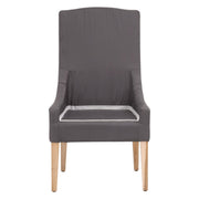 Essentials For Living Adele Outdoor Slipcover Dining Chair ~ Performance Blanca, Gray Teak