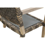 Essentials For Living Costa Outdoor 77” Sofa ~ Dove Flat Rope, Performance Dove, Gray Teak