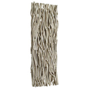 Uttermost Gathered Bleached Teak Wood Wall Panel