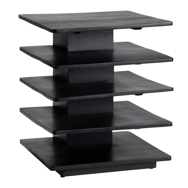 Crestview Collection Hopper Black End Table