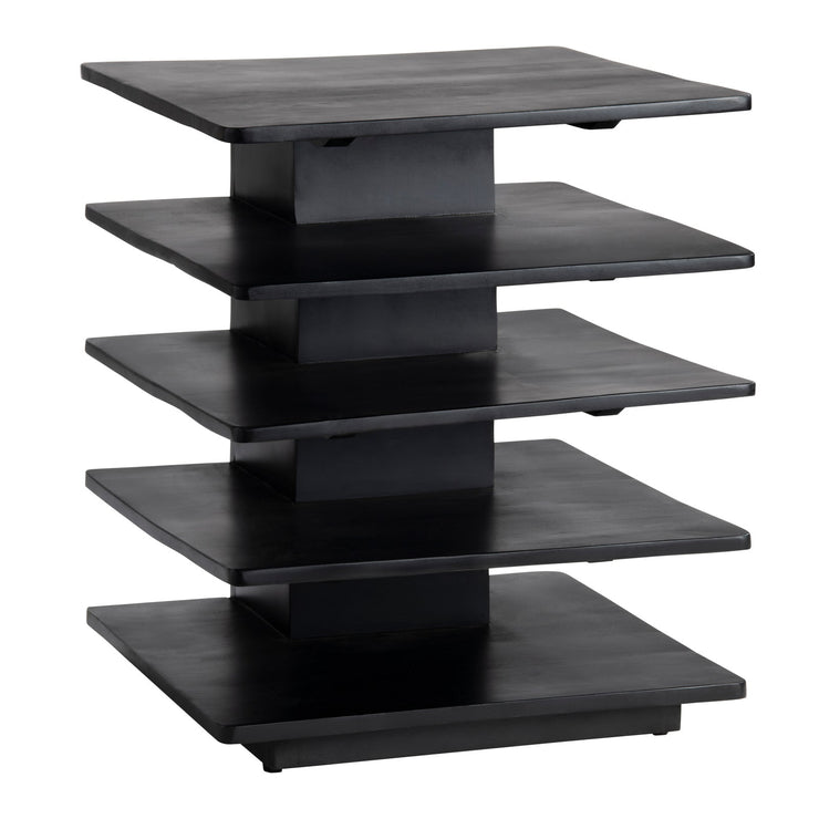 Crestview Collection Hopper Black End Table