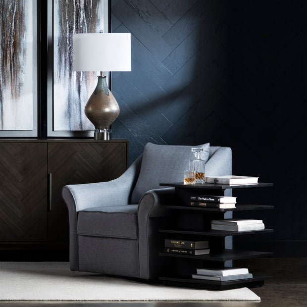 Crestview Collection Hopper Black End Table