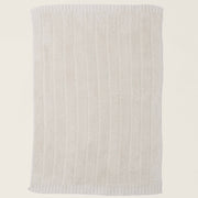 Barefoot Dreams Bamboo CozyChic Herringbone Throw Blanket ~ Cream