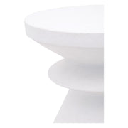 Essentials For Living Pawn Accent Table ~ Ivory Concrete