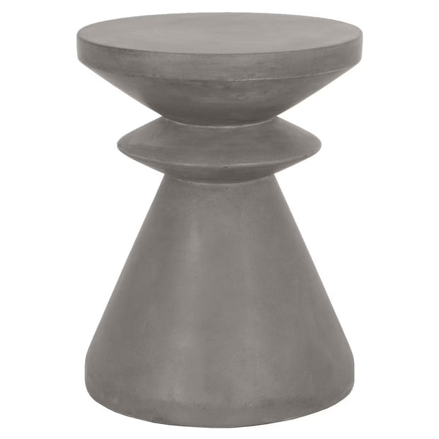 Essentials For Living Pawn Accent Table ~ Slate Gray Concrete