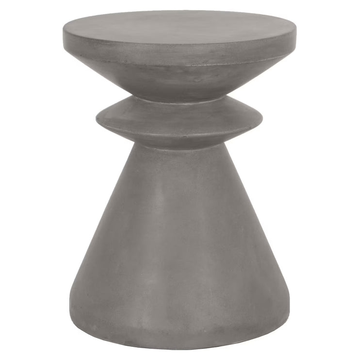 Essentials For Living Pawn Accent Table ~ Slate Gray Concrete
