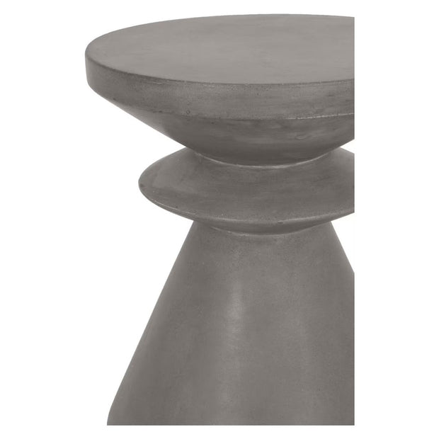 Essentials For Living Pawn Accent Table ~ Slate Gray Concrete