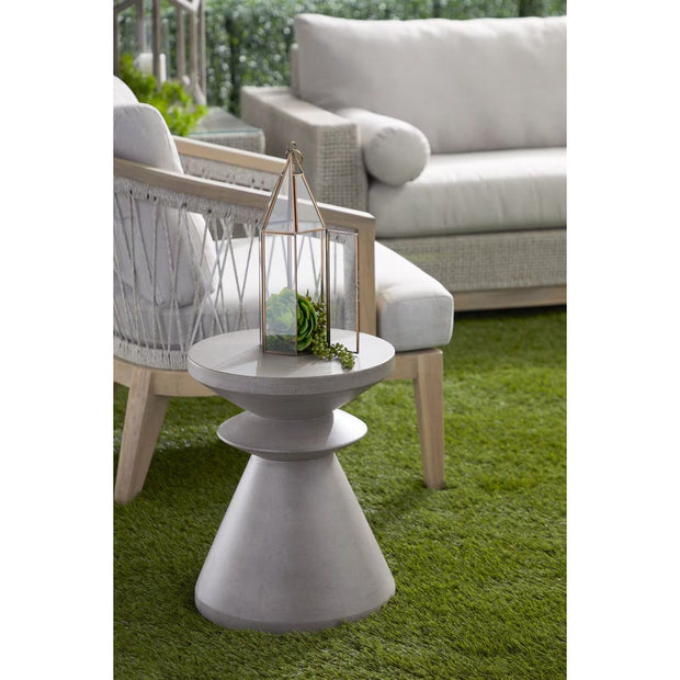 Essentials For Living Pawn Accent Table ~ Slate Gray Concrete
