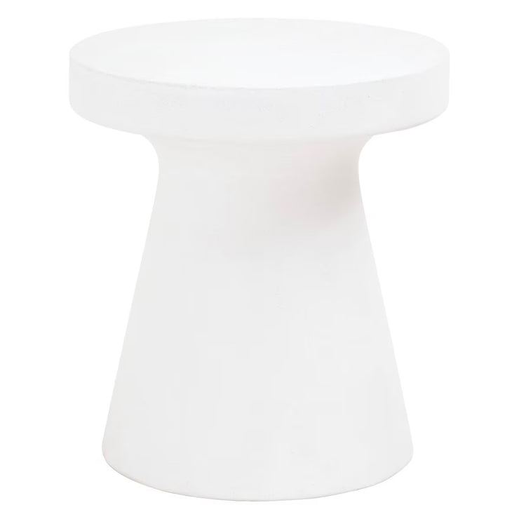Essentials For Living Tack Accent Table ~ Ivory Concrete