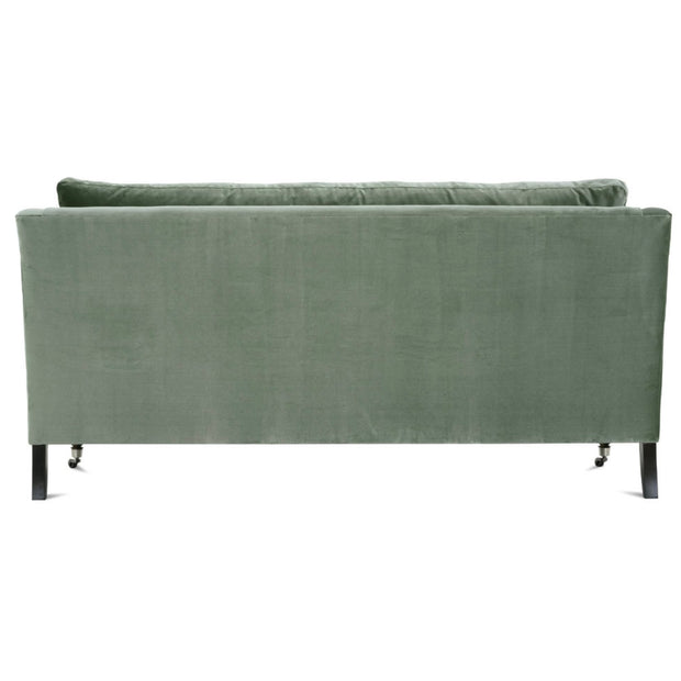 Rowe Furniture Madeline Antiqued Moss Velvet 71” Sofa ~ Express Collection