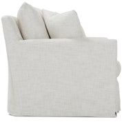 Rowe Furniture Lilah White Linen Slipcovered 89” Sofa ~ Express Collection