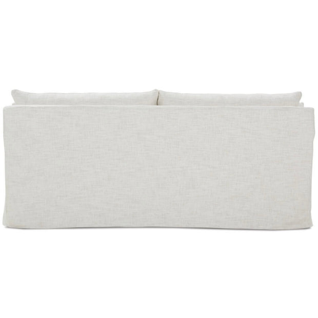 Rowe Furniture Lilah White Linen Slipcovered 89” Sofa ~ Express Collection