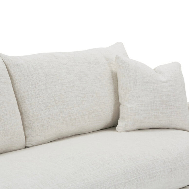 Rowe Furniture Lilah White Linen Slipcovered 89” Sofa ~ Express Collection
