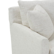 Rowe Furniture Lilah White Linen Slipcovered 89” Sofa ~ Express Collection