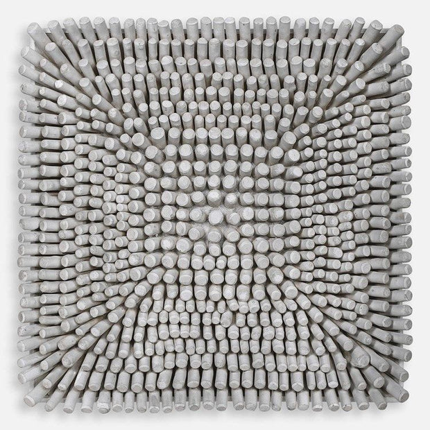 Uttermost Portside Gray Glazed Beech Wood Wall Panel