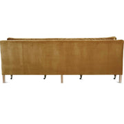 Rowe Furniture Madeline Antiqued Amber Velvet 90” Sofa ~ Express Collection