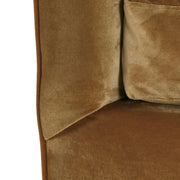 Rowe Furniture Madeline Antiqued Amber Velvet 90” Sofa ~ Express Collection