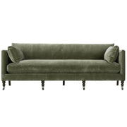 Rowe Furniture Madeline Antiqued Moss Velvet 90” Sofa ~ Express Collection