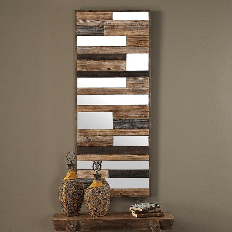 Uttermost Kaine Rustic Modern Fir Wood Wall Panel