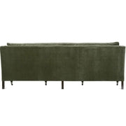 Rowe Furniture Madeline Antiqued Moss Velvet 90” Sofa ~ Express Collection