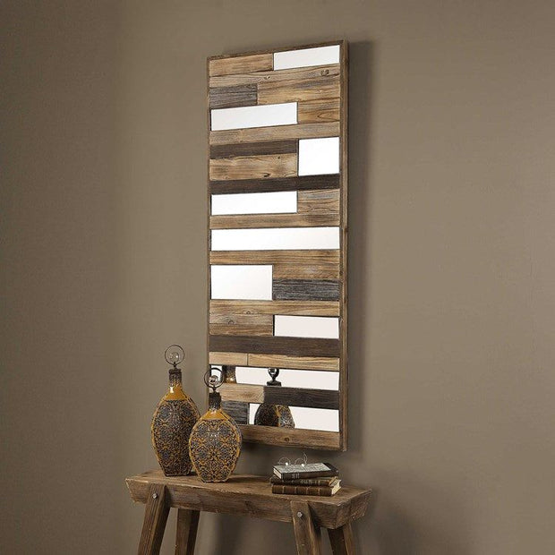 Uttermost Kaine Rustic Modern Fir Wood Wall Panel