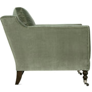 Rowe Furniture Madeline Antiqued Moss Velvet Accent Chair ~ Express Collection
