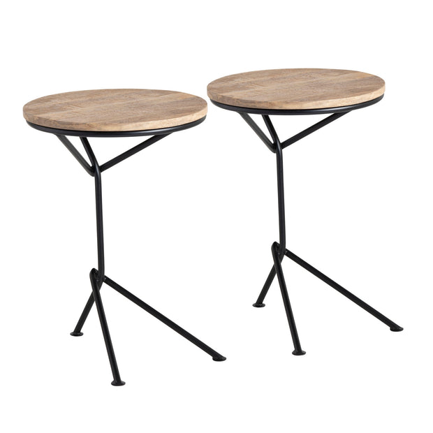 Crestview Collection Hartford Set of 2 Accent Tables