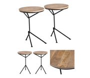 Crestview Collection Hartford Set of 2 Accent Tables
