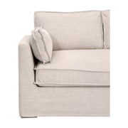 Essentials For Living Thea Outdoor 90” Taper Arm Slipcover Sofa ~ Performance Allerton-Twine