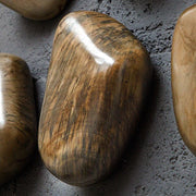 Uttermost Pebbles Set of 9 Walnut Brown Finish Spalted Tamarind Wood Wall Art Decor