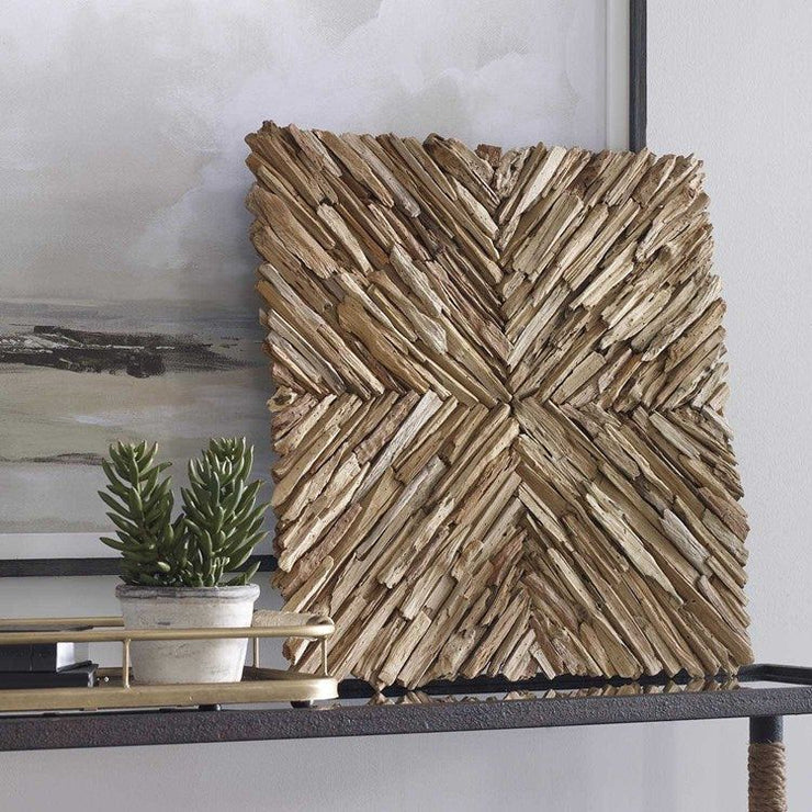 Uttermost Outland Weathered Drift Wood Wall Panel