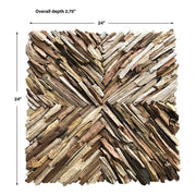 Uttermost Outland Weathered Drift Wood Wall Panel