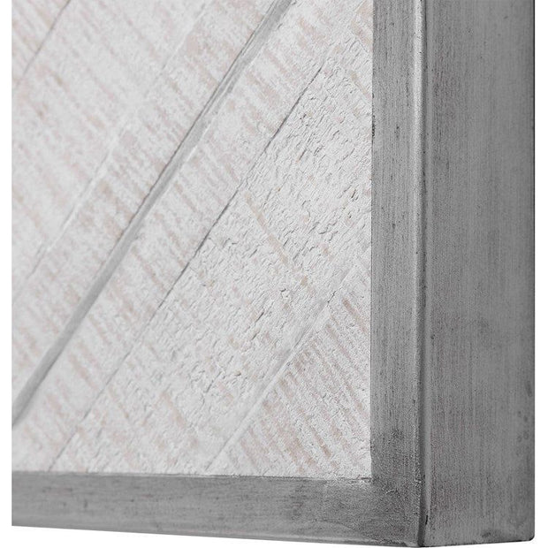 Uttermost Redondo Whitewashed Pine Wood Wall Panel