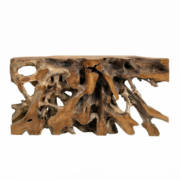 Crestview Collection Taryn Modern Rustic Console Table