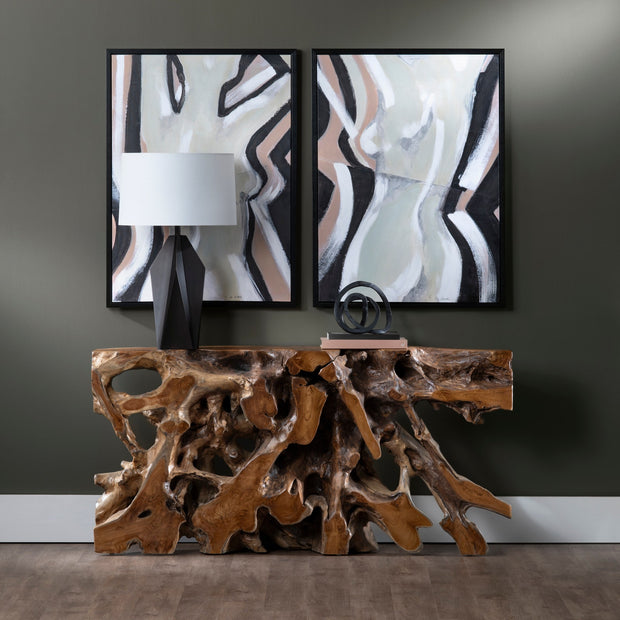 Crestview Collection Taryn Modern Rustic Console Table