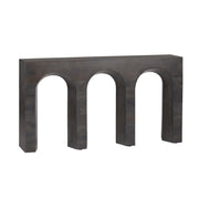 Crestview Collection Trinity Dark Mango Wood Console Table