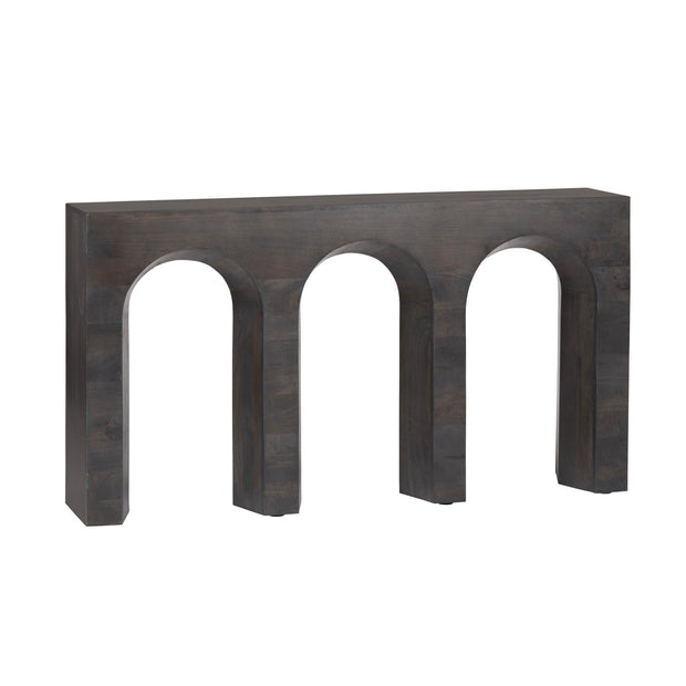Crestview Collection Trinity Dark Mango Wood Console Table